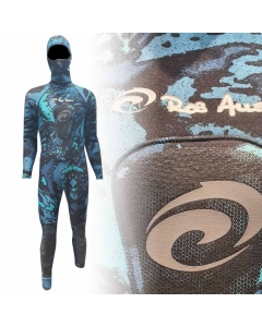 Rob Allen 1.5mm Spearfishing Wetsuit - Camo Blue 
