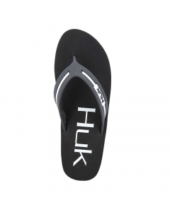 HUK Flipster Sandals/Slippers - Black