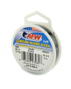 AFW Surflon Micro Ultra, Nylon Coated 1x19 Stainless Leader