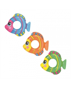 Bestway 36111 Swim Ring Friendly Fish 81cm (Assorted Colors)