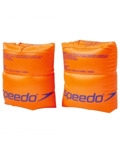 Speedo Roll-up Armbands for Kids - Orange (2-12 Years)