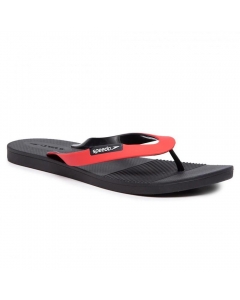 Speedo Men's Saturate AM Flip Flops - Black/Red (Size: 7)