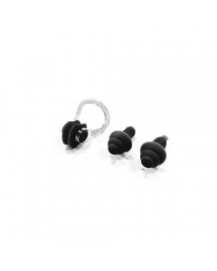 Dawson Sports Swim Silicone Soft Ear Plugs & Nose Clip W30 - Black