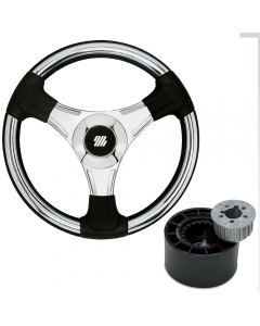 Ultraflex Budelli Steering Wheel (Chrome/Silver)