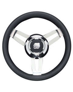 Ultraflex Morosini Steering Wheel (Black/Chrome)