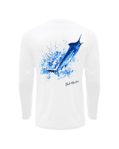 Bob Marlin Ocean Marlin Performance Shirt – White
