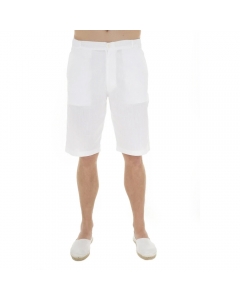 Just Nature Men's Linen Shorts - White