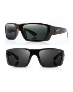Tonic Rise Polarized Sunglasses - Shiny Black / Grey Photochromic