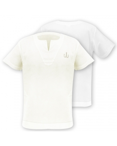 Medar Moqassar 100% Cotton Fishing Shirt - White