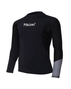 Maluni MLS10 Triple Black Men's Long Sleeve Rashguard