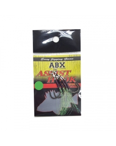 ABX Assist Hook Jigging (Green Tinsel)