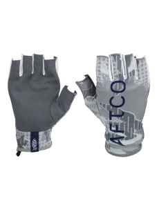 Aftco Solblok Gloves - Gray Camo (Large)