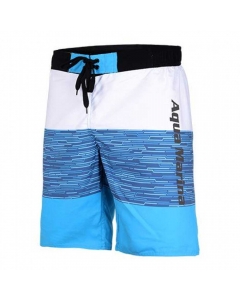 Aqua Marina Division-Printed Men's Board Shorts Blue/White