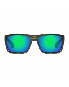 Nines Conroe CO095-P Polarized Sunglasses (Green Drift / Amber Brown Lens Green Mirror)