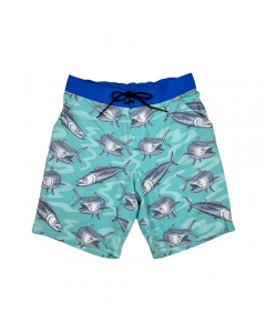 Fish2spear Fishing Shorts - Kingfish (Aqua Marine)