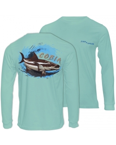 Fish2spear Long Sleeve Performance Shirt Cobia's - Green