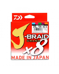 Daiwa J-Braid Grand Jigging 8X Braided Line - Multicolor