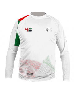 Just Fishing Knots High Performance Shirt with UAE Flag