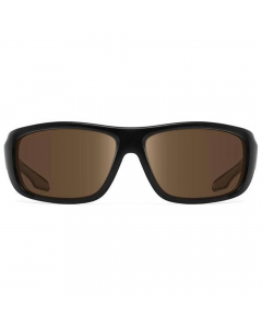 Nines Powell Polarized Sunglasses (Matte Black / Amber Brown)