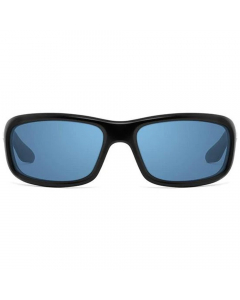 Nines Shasta SH013-P Polarized Sunglasses (Matte Black / Copper Lens Light Blue Mirror)