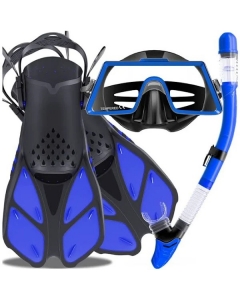 Discovery Adventures Full Mask Fin Snorkel Set