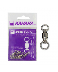 Kahara KJ Ball Bearing Swivel and Splitring (Pack of 5)