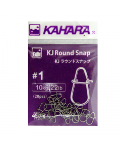 Kahara KJ Round Snap, Pack of 20 (Size# 1)