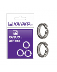 Kahara Split Ring, Silver, Pack of 10