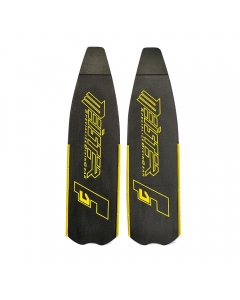 Meister F1 Carbon Fins - Yellow