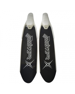 Meister Carbon X Fins - White