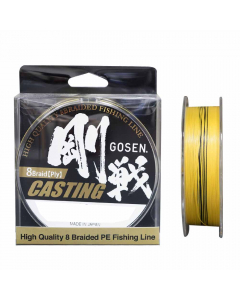 Gosen Casting 8 Braid Line (Yellow/Black)
