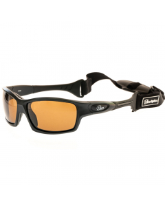 Barz Optics Floating Polarized Sunglasses - Kiama Black Amber (with Straps) 