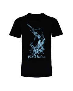 Bob Marlin Smoke Cotton T-Shirt – Black