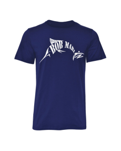 Bob Marlin Logo T-Shirt – Navy Blue