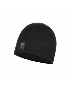 Buff Knitted & Polar Hat - Solid Black