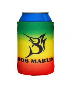 Bob Marlin Coozie Rasta Flag 350ml
