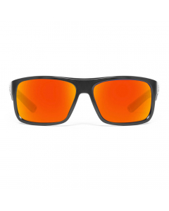 Nines Conroe CNR008 Polarized Sunglasses (Matte Black Amber Brown Lens)