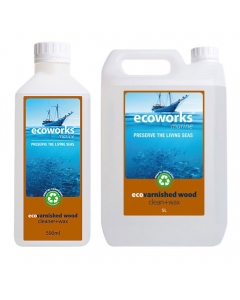 Ecoworks Marine Eco Varnished Wood Cleaner + Wax