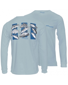Fish2spear Long Sleeve Performance Shirt - All in One - Grey