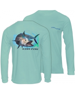 Fish2spear Long Sleeve Performance Shirt - Fierce King Fish, Green