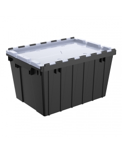 Cosmoplast Utility Storage Plastic Box 55 Liters - Transparent
