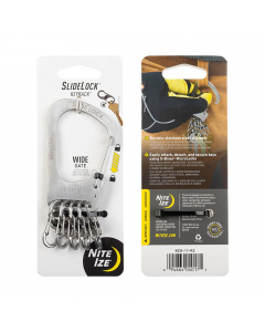 Nite Ize SlideLock Key Rack - Silver