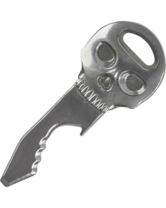 Nite Ize Fixed Blade Knife Keychain SkullKey - Silver