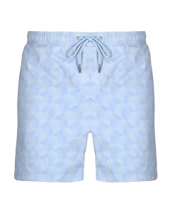 Maillot Color Changing Swim Shorts - Blue Square