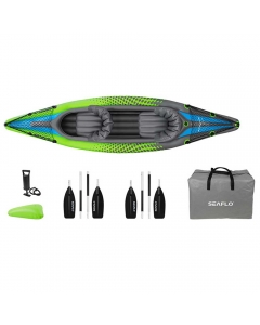 OceanX SFIK12PVC Inflatable 10.7ft Kayak Tandem - Green