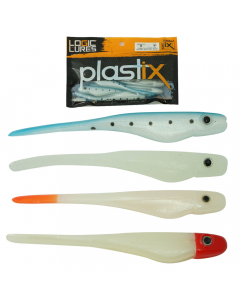 Logic Lures Plastix Flutter Tail 10.6cm (Pack of 8)