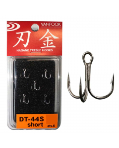 Vanfook DT-44S Treble Hook, Pack of 5